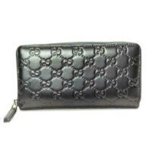 GUCCI Guccissima Leather Zip Around Bag